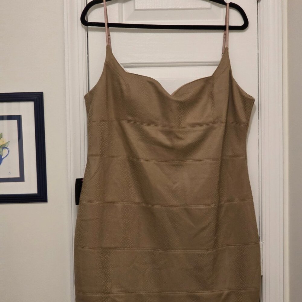 Bebe Brown Dress
